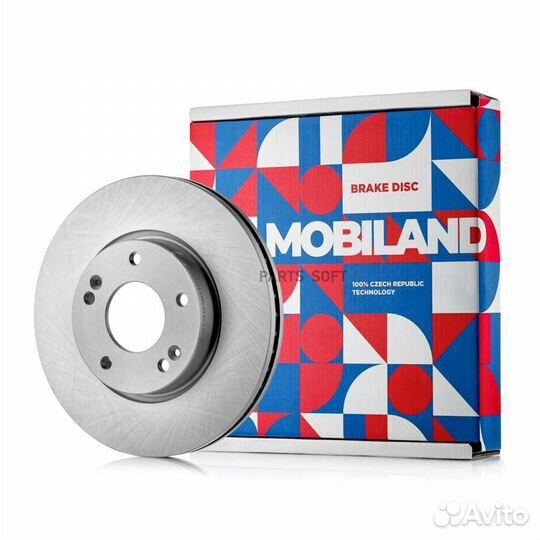 Mobiland 416201440 Диск тормозной задний невентили