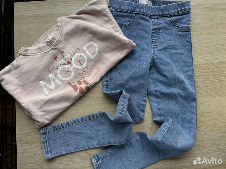 Джеггинсы и свитшот Mango 128