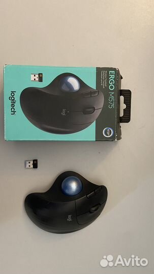 Мышь беспроводная Logitech M575 ergo Trackball