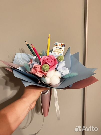 Букет из мыльных цветов