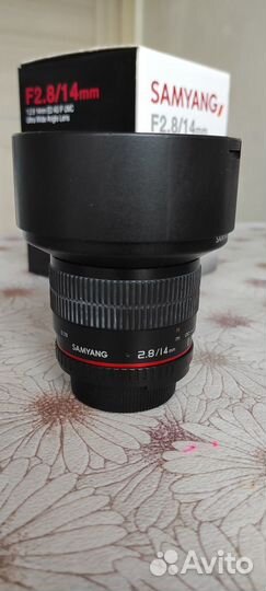 Фотообъектив Samyang F2.8/14mm ED AS IF UMC NikonF
