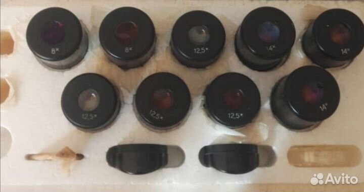 Набор окуляров ссср,мбс-9,мбс-1,2