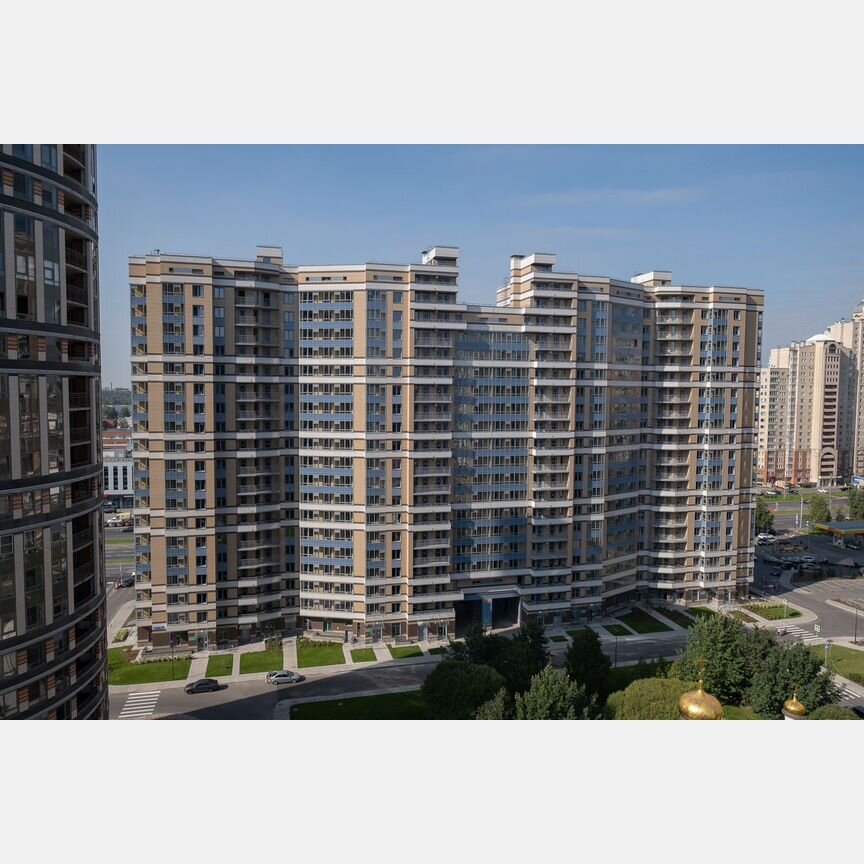 3-к. квартира, 87,4 м², 13/16 эт.