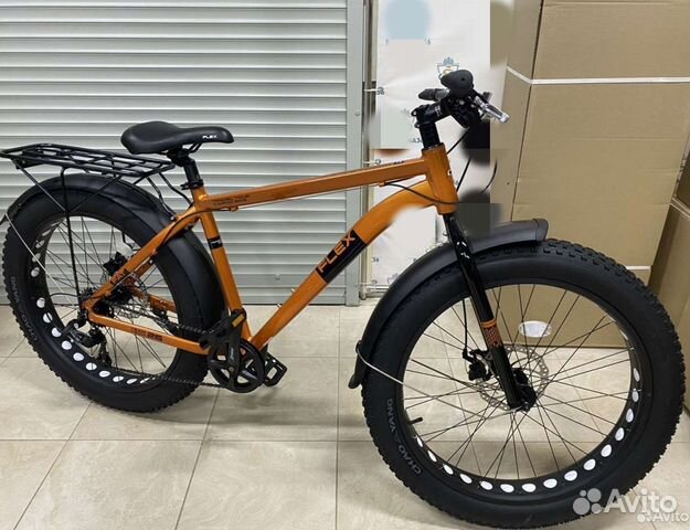Fat bike новый из магазина Flex Оранжевый