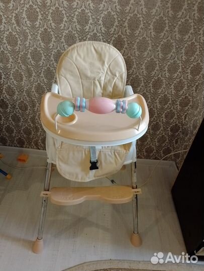 Стульчик для кормления happy baby