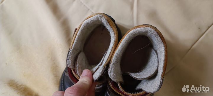 Ботинки демисезонные для мальчика 21 размер