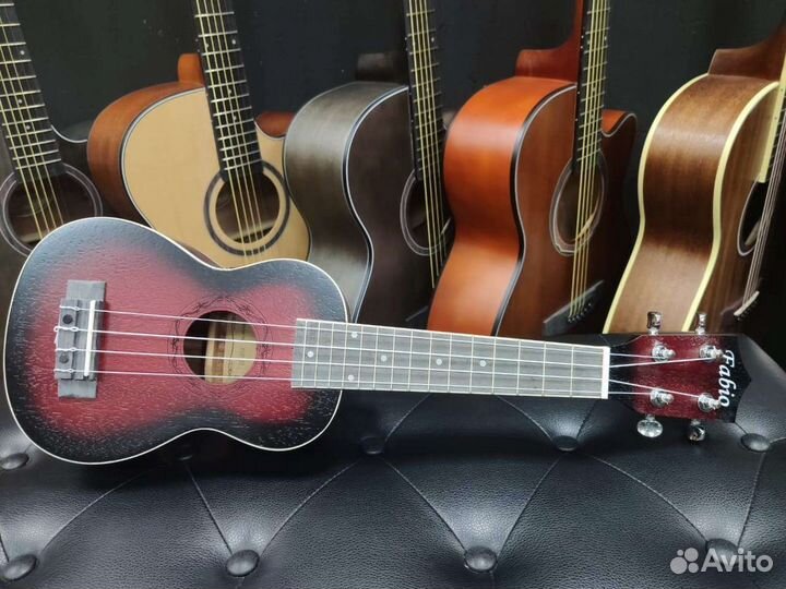 Укулеле Красный Махагон Сопрано Новое