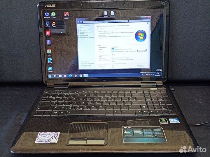 Офисный ноутбук Asus