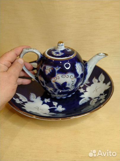 Чайный сервиз с пиалами восточный орнамент