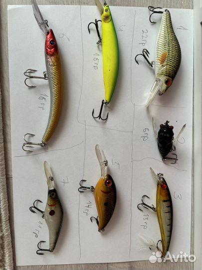 Воблера и блесна