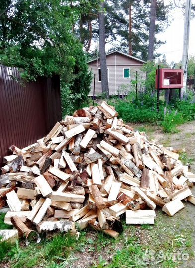 Дрова Береза навалом сухие в Выборге любого объема