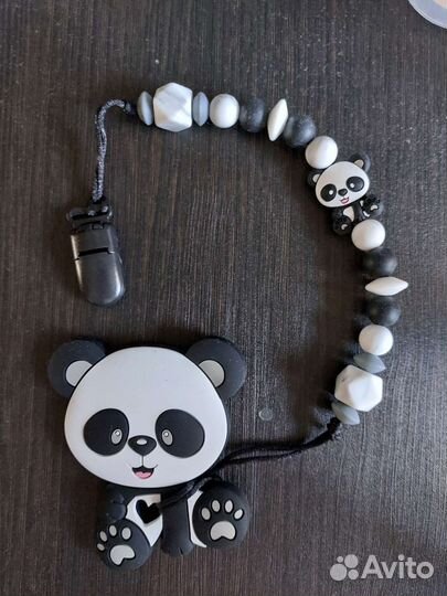 Прорезыватель грызунок Панда, Котенок, попкорн