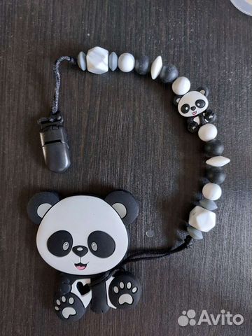 Прорезыватель грызунок Панда, Котенок, попкорн