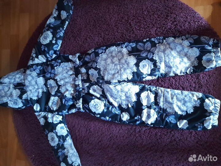 Зимний комбинезон для девочки 122