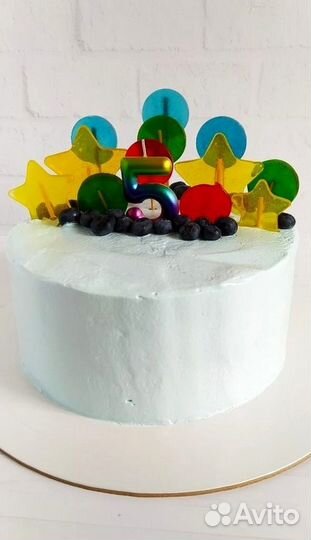 Торт без глютена, лактозы, яиц, сахара