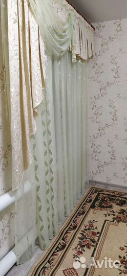 Тюль с ламбрекеном