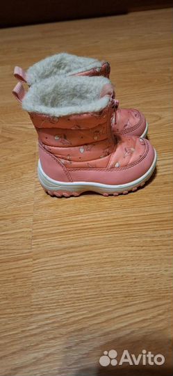 Ботинки зимние для девочки 21 размер