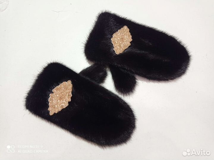 Норковые варежки