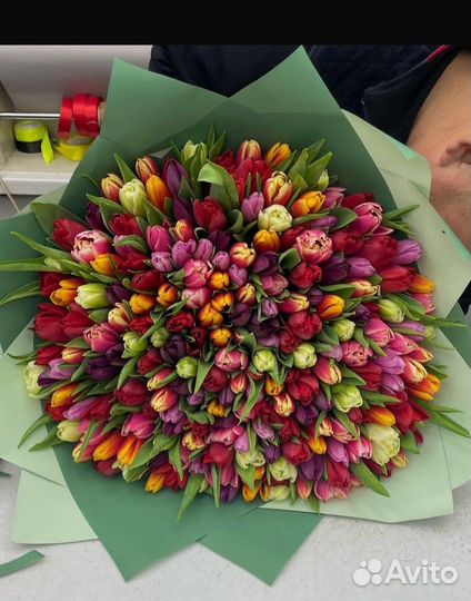 Букет из тюльпанов