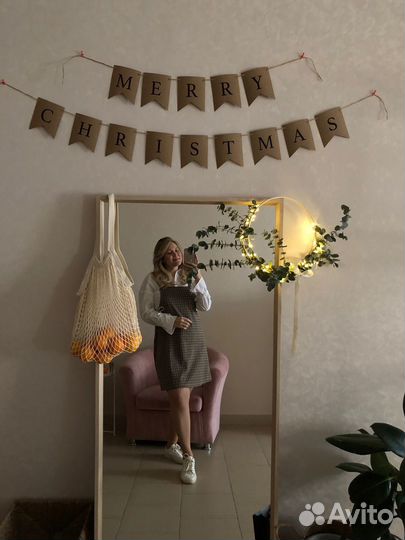 Зеркало IKEA нисседаль в полный рост