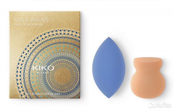 Набор из 2 бьюти-блендеров Kiko Gold Waves