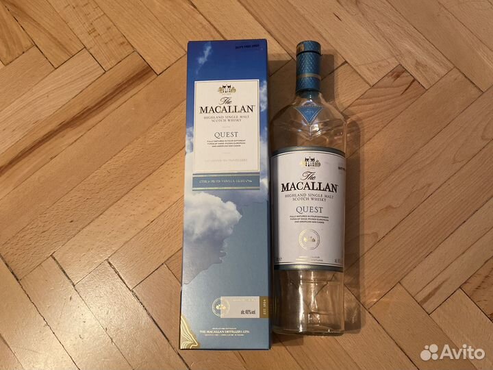 Продам коробку и пустую бутылку из-под виски