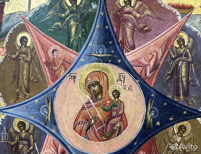 Икона Богородицы Неопалимая Купина Состояние