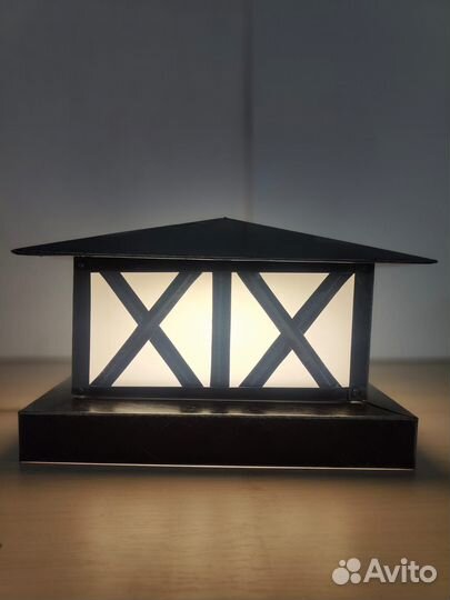 Колпаки elite на столбы забора с подсветкой и пати