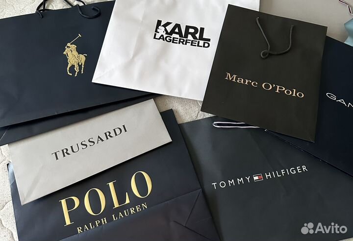 Брендовые пакеты фирменные магазинные