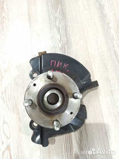 Кулак поворотный Цапфа Ступица в сборе Kia picanto