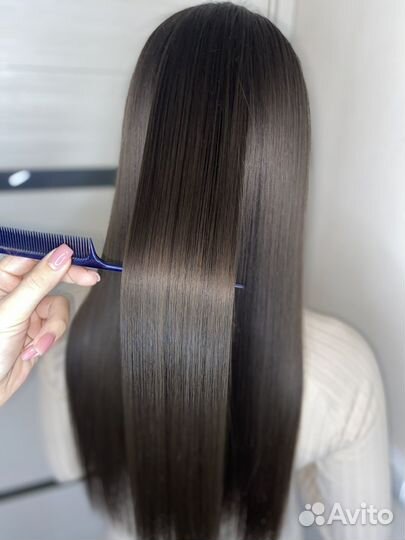 Кератиновое выпрямление