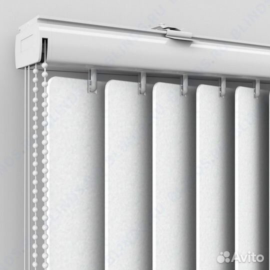 Жалюзи вертикальные ткань, алюминий, мультифактура