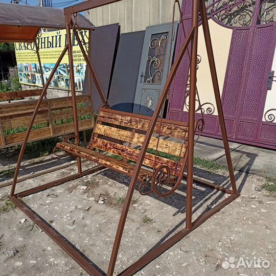 Детские качели садовые