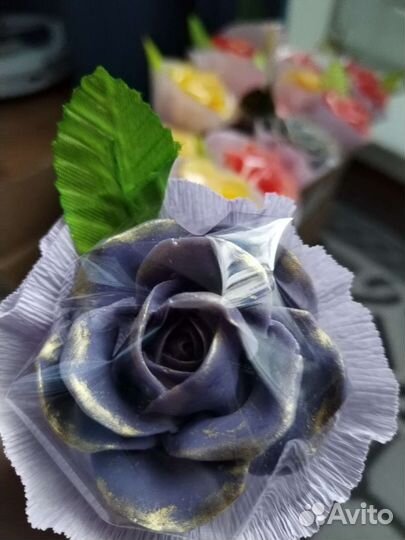 Мыло роза ручной работы