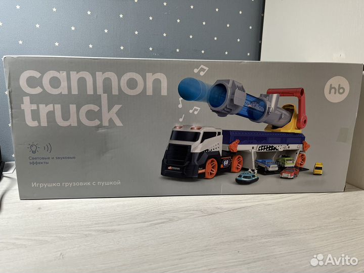 Машинка грузовик Happy baby с бластером