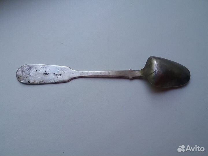 Серебряная старинна ложка