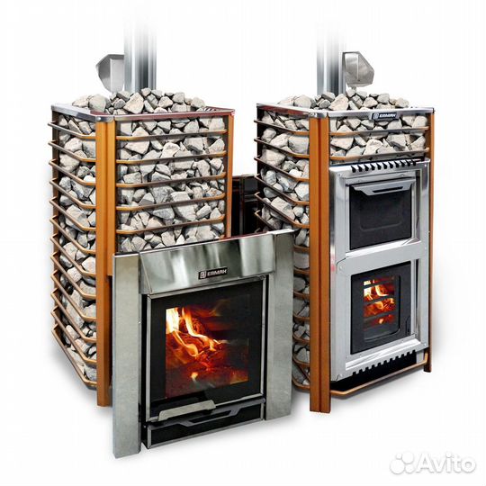 Печь На Дровах ermak 30 сетка люкс
