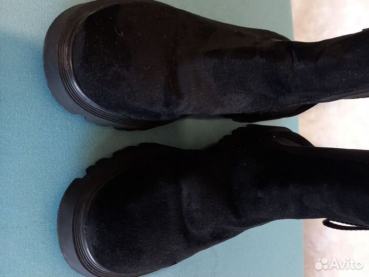 Ботинки дем/ замш. жен/ 36 р