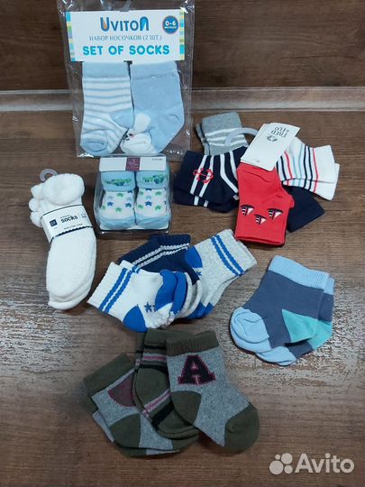 Носки детские от 0 до 6 месяцев