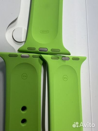 Apple watch 1/6/9/38-41мм/sport/band/green/ремешок