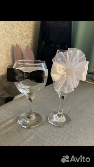 Украшения на свадебные бутылки