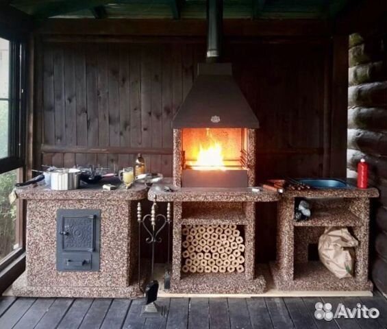 Печь барбекю, модуль под тандыр