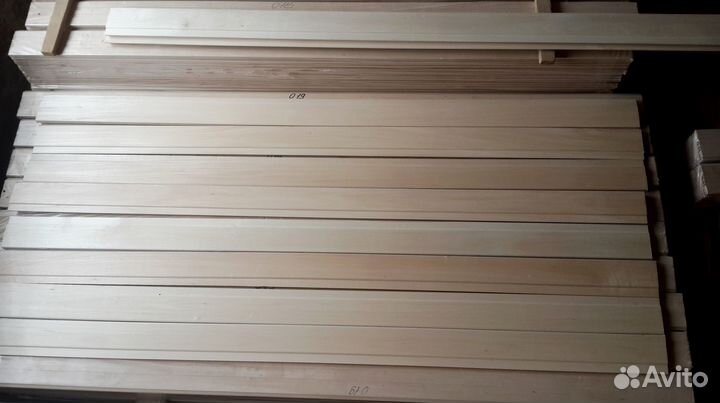 Полок осина сорт В 25*85 2,5м высшее качество