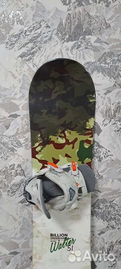 Сноуборд Billion Walter 151cm+крепления Roxy