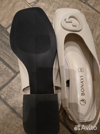 Туфли женские 39 размер натуральная кожа