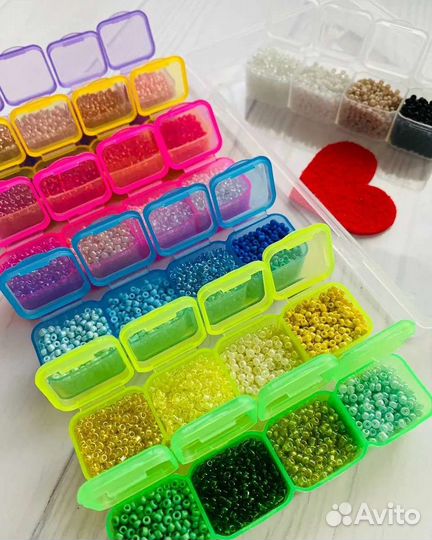 Набор бисера+подарочек