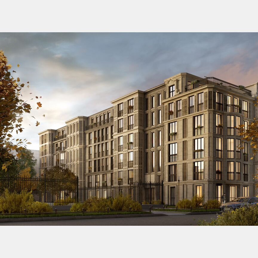2-к. квартира, 80,5 м², 2/7 эт.