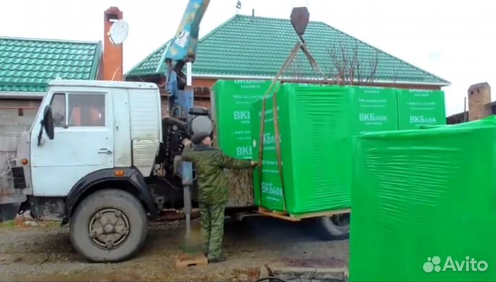 Газоблоки от произоводителя. Объём