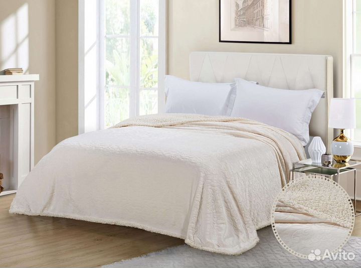 Покрывало (плед) двухстороннее, 2 сп - 220*240