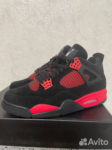 Nike air jordan 4 retro red thunder оригинал купить в Москве | Личные ...